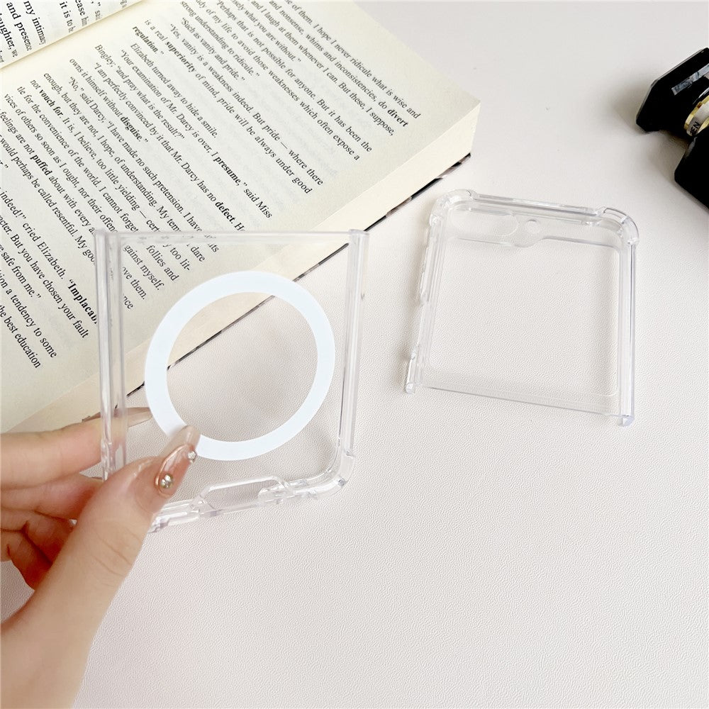 Galaxy Z Flip7 FE 5G / Z Flip6 5G / Z Flip5 5G Schutzhülle – MagSafe-kompatibel, stoßfest & transparent