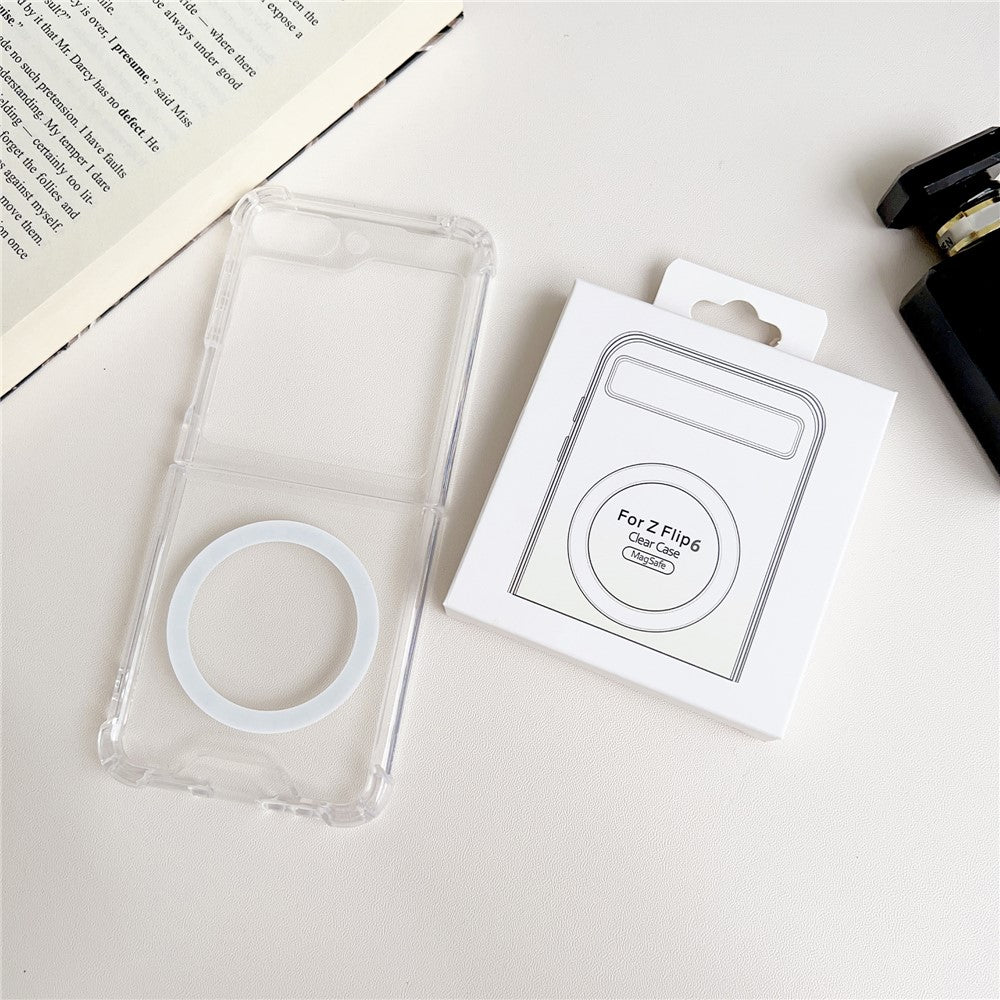 Galaxy Z Flip7 FE 5G / Z Flip6 5G / Z Flip5 5G Schutzhülle – MagSafe-kompatibel, stoßfest & transparent