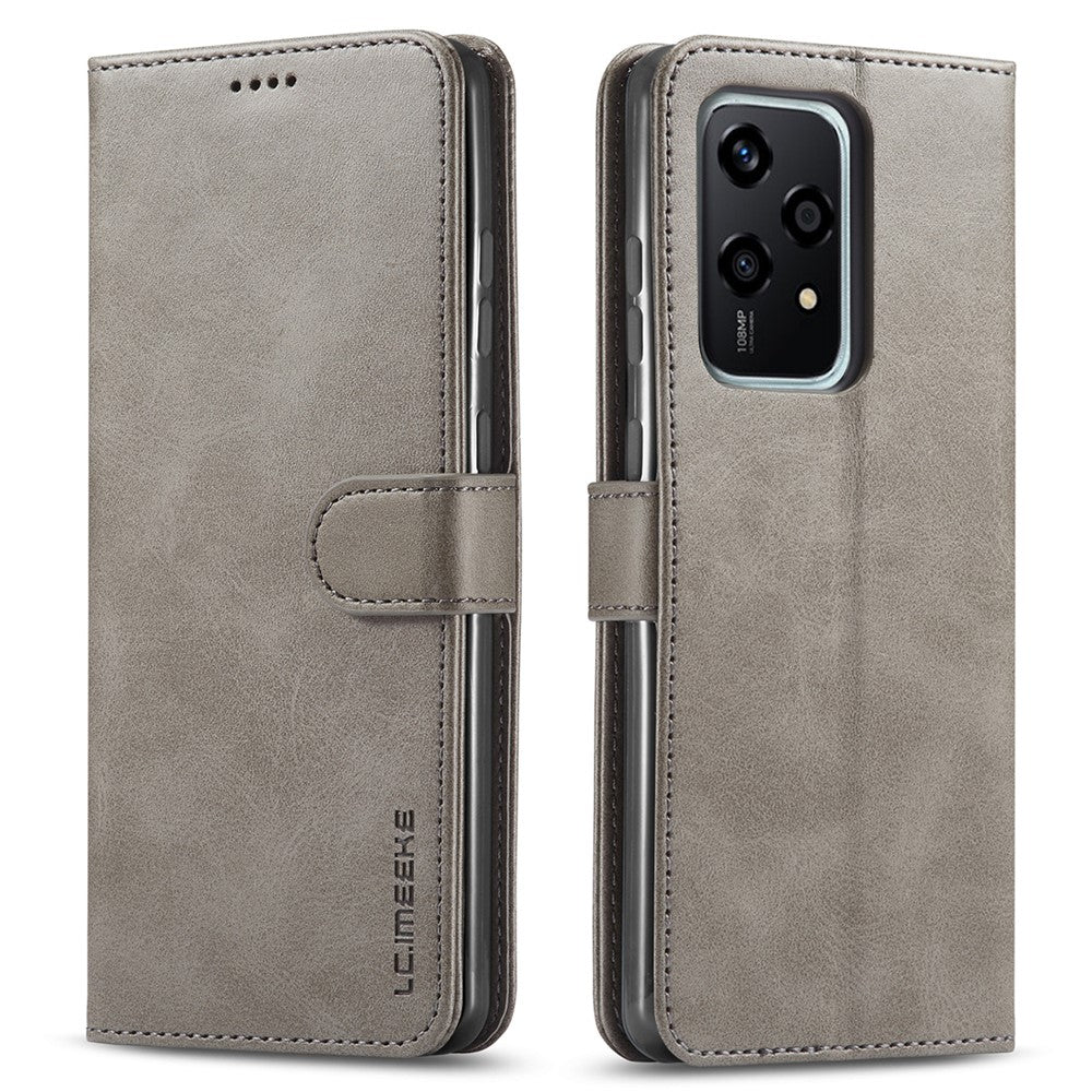 LC.IMEEKE For Honor 200 Lite Case Calf Texture Magnetic Clasp Stand Phone Cover