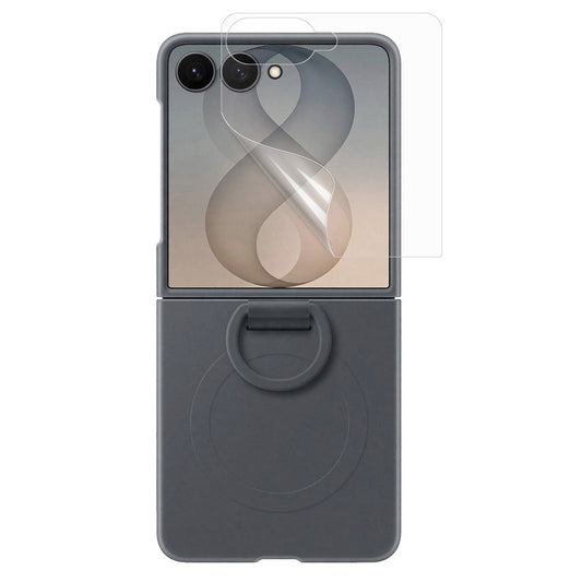 Galaxy Z Flip8 – Transparente Handyhülle, mit Displayschutz
