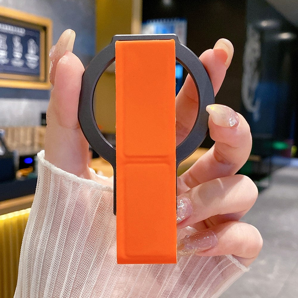 Magnetischer Fingerring-Halter – Aus Legierung und PU-Leder