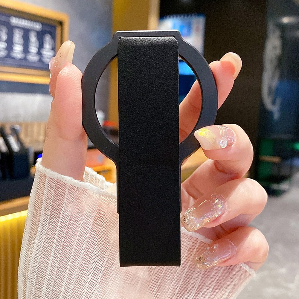 Magnetischer Fingerring-Halter – Aus Legierung und PU-Leder