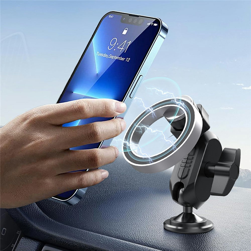 159A Magnetische Auto-Handyhalterung – Mit Klebebasis für das Armaturenbrett & 360°-Drehung