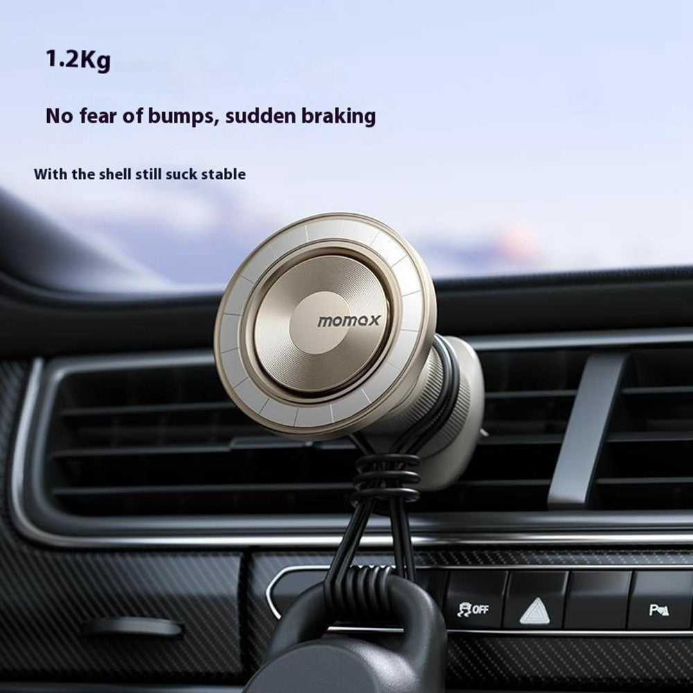MOMAX 1-Move Relaxaire 2 In 1 Aroma Diffuser Magnetic Car Air Vent Mount Phone Holder Bracket