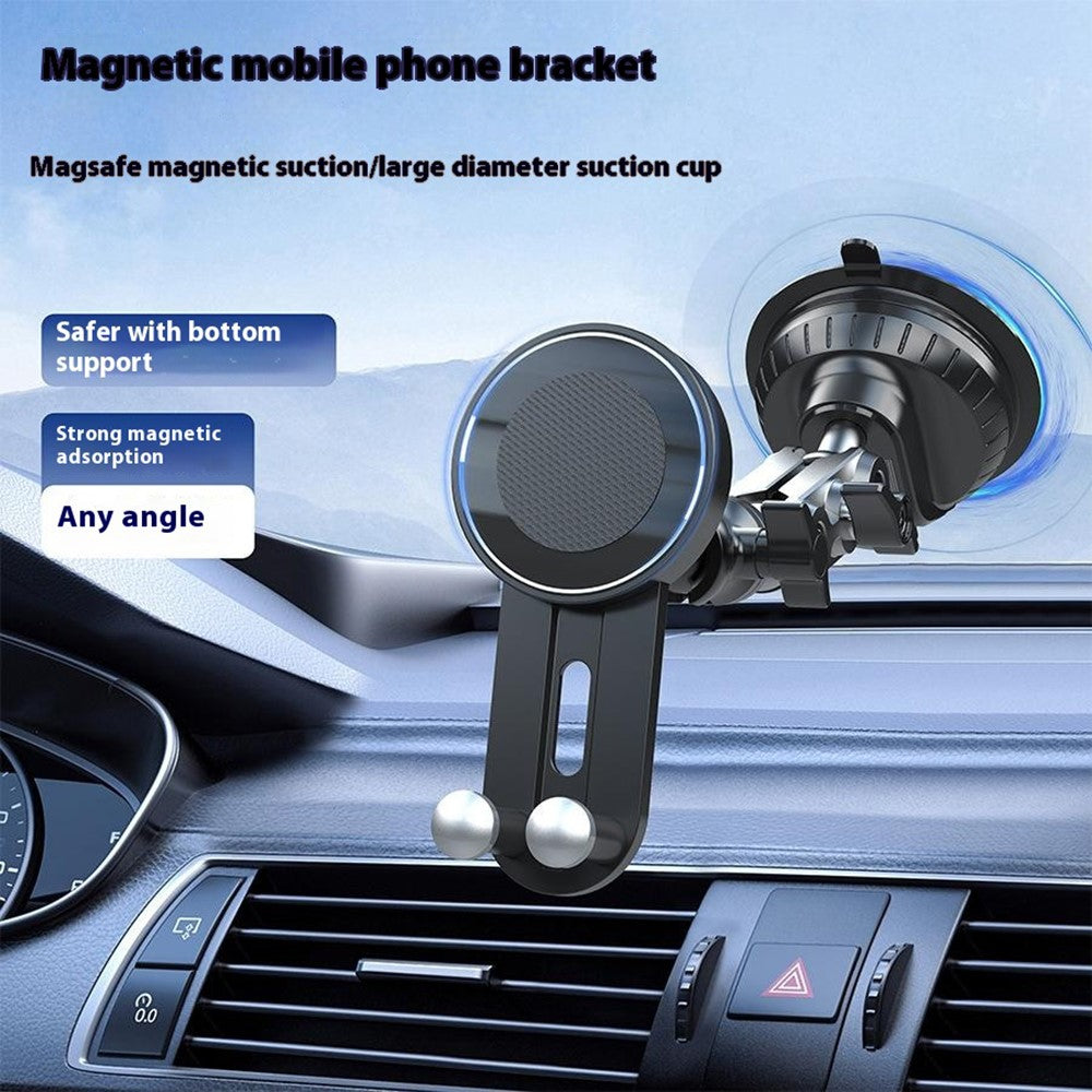 X037 Short Type Car Phone Holder Suction Cup Base Long Arm Cellphone Bracket