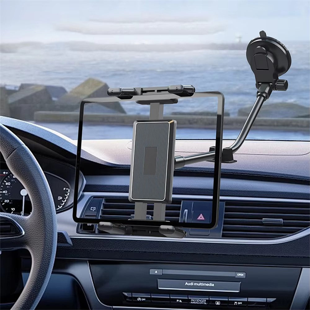 X034PAD Suction Cup Base Flexible Gooseneck Phone Holder Bracket for Car Windshield Dashboard