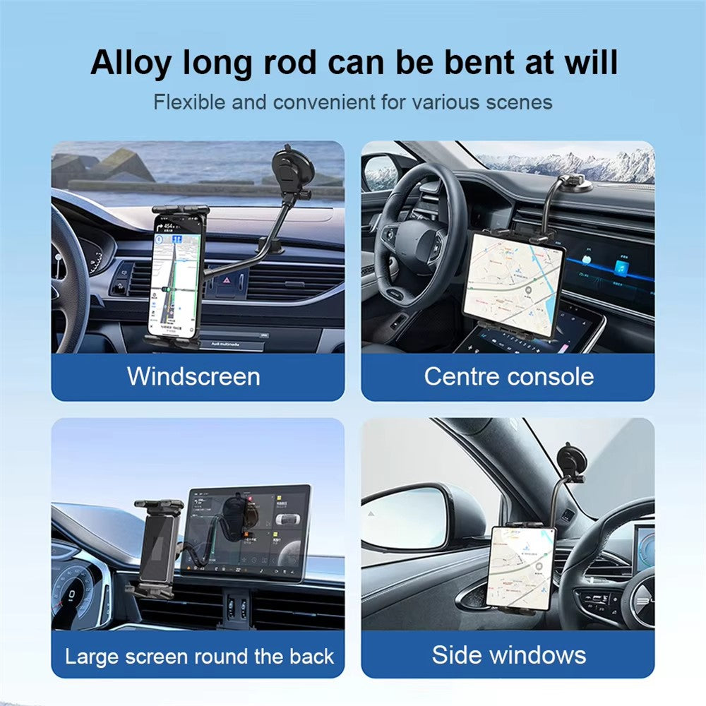 X034PAD Suction Cup Base Flexible Gooseneck Phone Holder Bracket for Car Windshield Dashboard