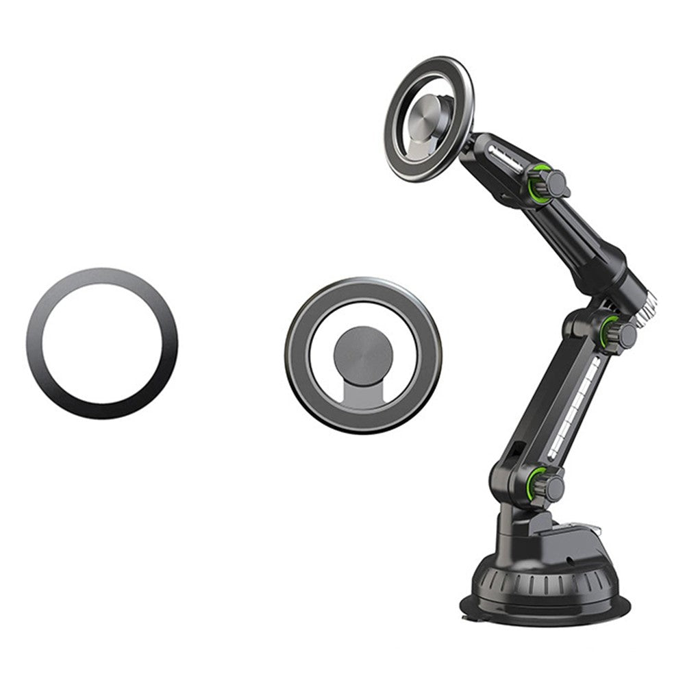 XWJ-JX04 360° drehbare Magnetische Auto-Handyhalterung – Mit Saugnapf & langem Arm für Armaturenbrett/Windschutzscheibe