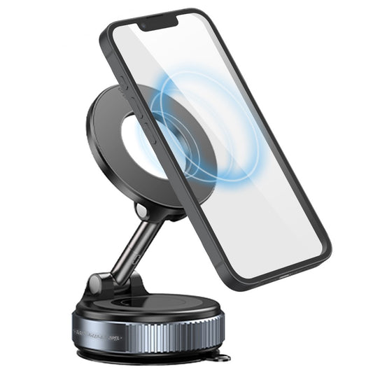 Auto-Handyhalterung – K007 360 Degree Rotation Car Suction Cup Base Magnetic Mount Phone Holder Dashboard Stand