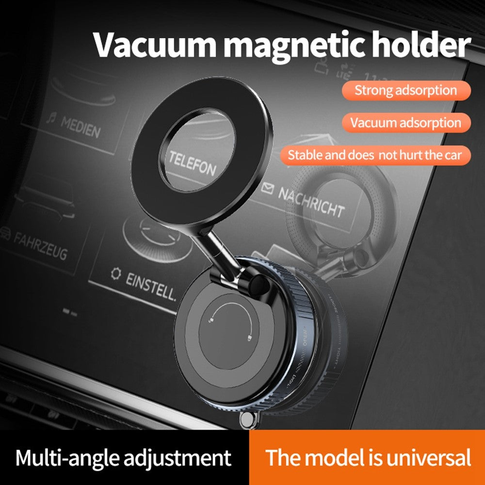 K007 360 Degree Rotation Car Suction Cup Base Magnetic Mount Phone Holder Dashboard Stand