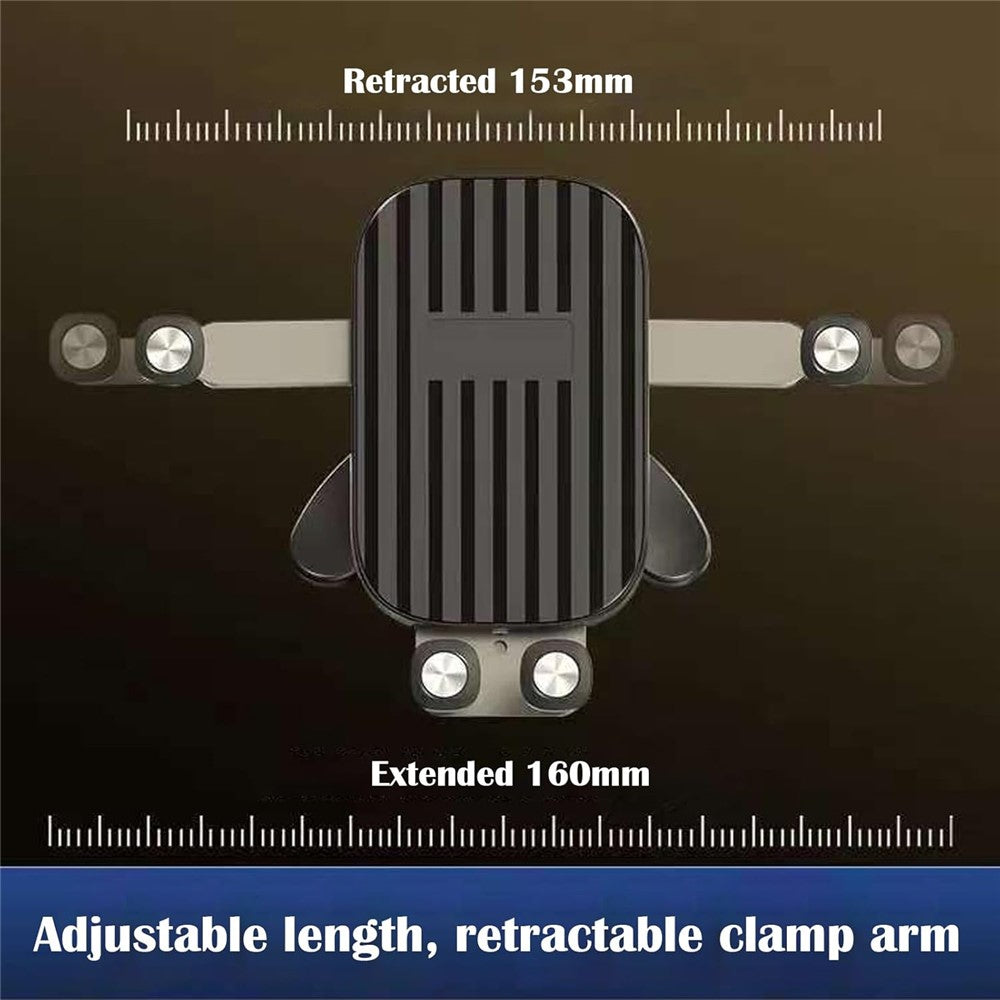 175 Auto Gravity Support Air Vent Mount Car Phone Holder for Foldable Screen Phones Bracket