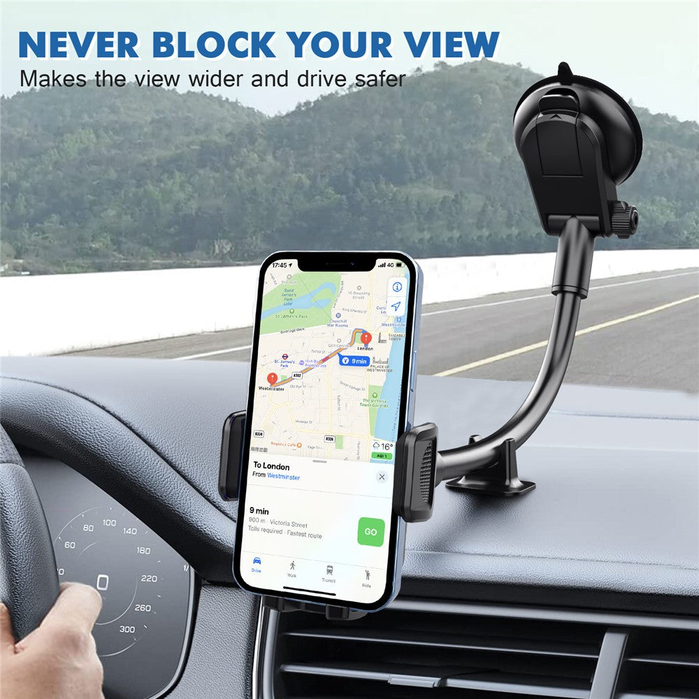 Auto-Handyhalterung – Mit Saugnapf & flexiblem Arm für die Windschutzscheibe
