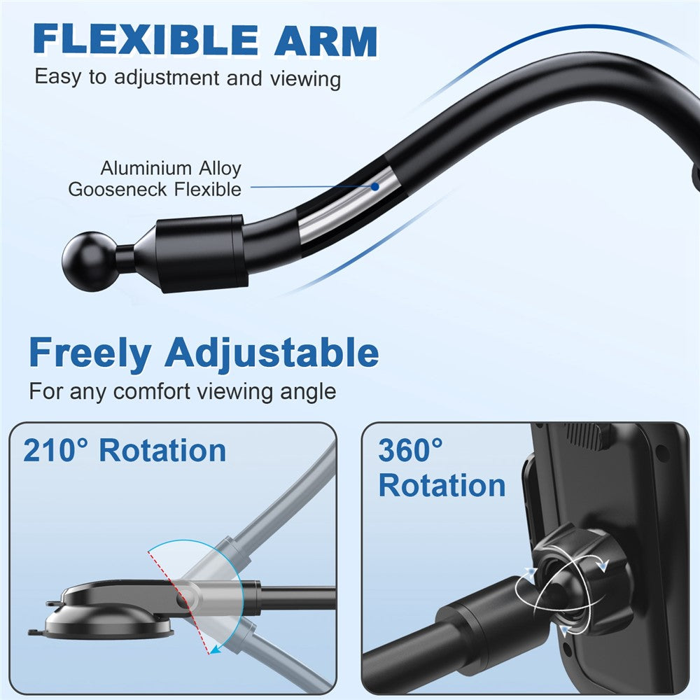 Auto-Handyhalterung – Mit Saugnapf & flexiblem Arm für die Windschutzscheibe