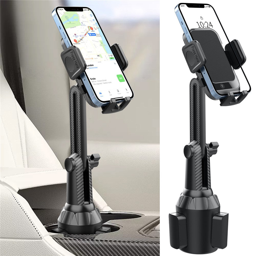 Auto-Handyhalterung als Getränkehalter – Mit langem Hals, 360° drehbar & verstellbar