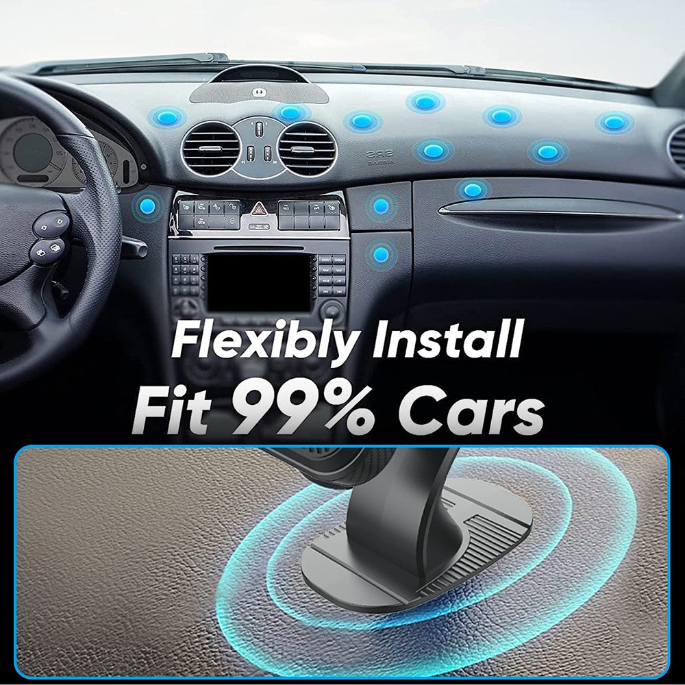 ML173 Magnetische Auto-Handyhalterung für das Armaturenbrett & Armaturenbrett – Mit Klebefuß & 360° drehbar