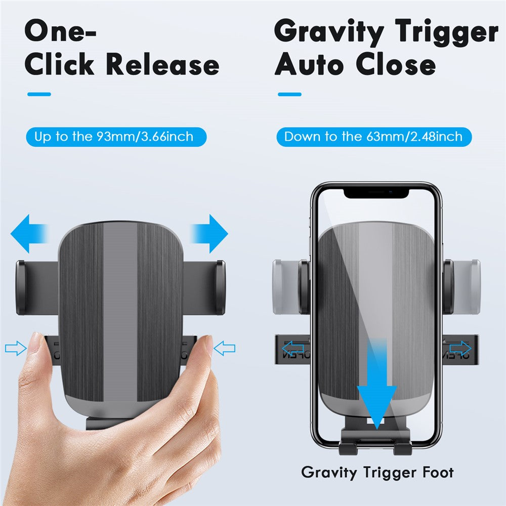 Auto-Handyhalterung – Mit 360°-Drehung, Saugnapfbasis & ausziehbarem Arm für Armaturenbrett/Windschutzscheibe
