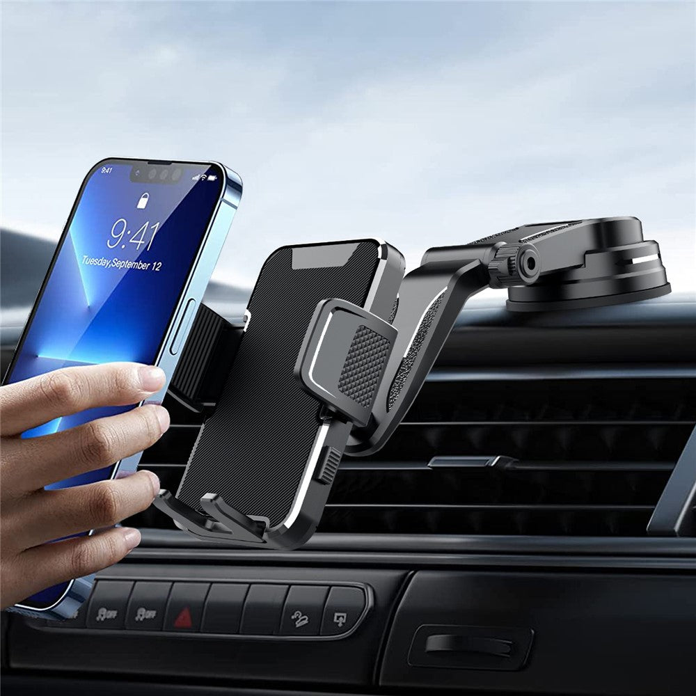 Auto-Handyhalterung – Mit 360°-Drehung, verstellbarem Arm & Saugnapfhalterung