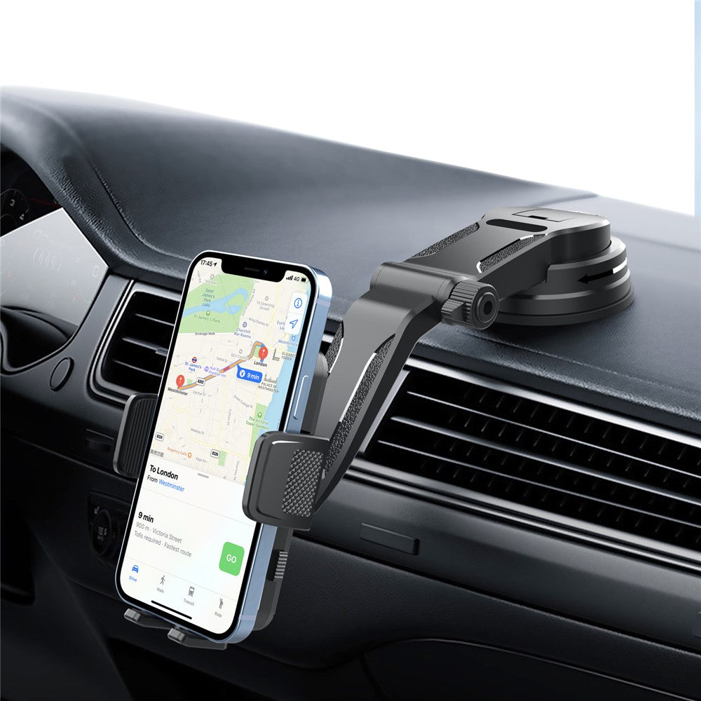 Auto-Handyhalterung – Mit 360°-Drehung, verstellbarem Arm & Saugnapfhalterung