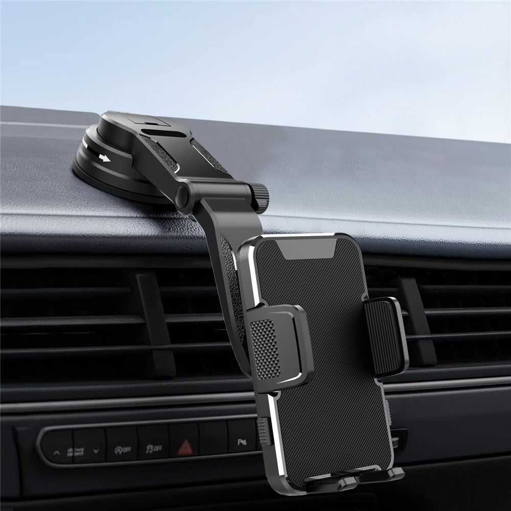 Auto-Handyhalterung – Mit 360°-Drehung, verstellbarem Arm & Saugnapfhalterung