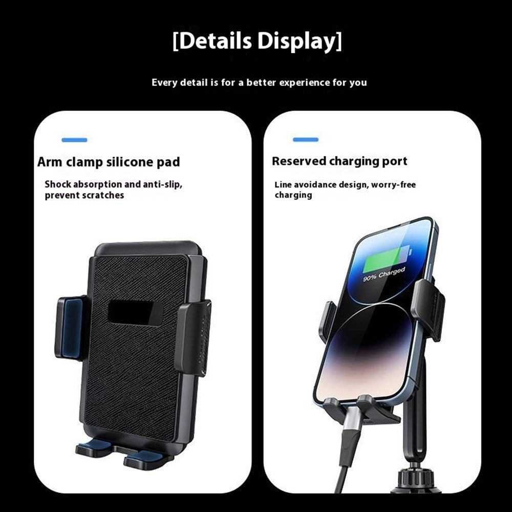 CP242 Car Cup Holder Expansion Tray Universal 4 in 1 Car Phone Holder Cup Holder Tray Stand