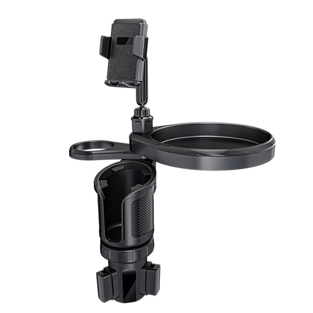 CP242 Car Cup Holder Expansion Tray Universal 4 in 1 Car Phone Holder Cup Holder Tray Stand