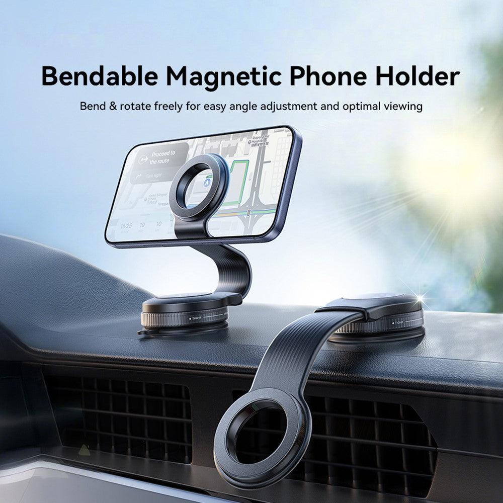 JOYROOM JR-ZS518 Bendable Magnetic Phone Holder Flexible Arm Car Phone Mount for Dashboard Windshield