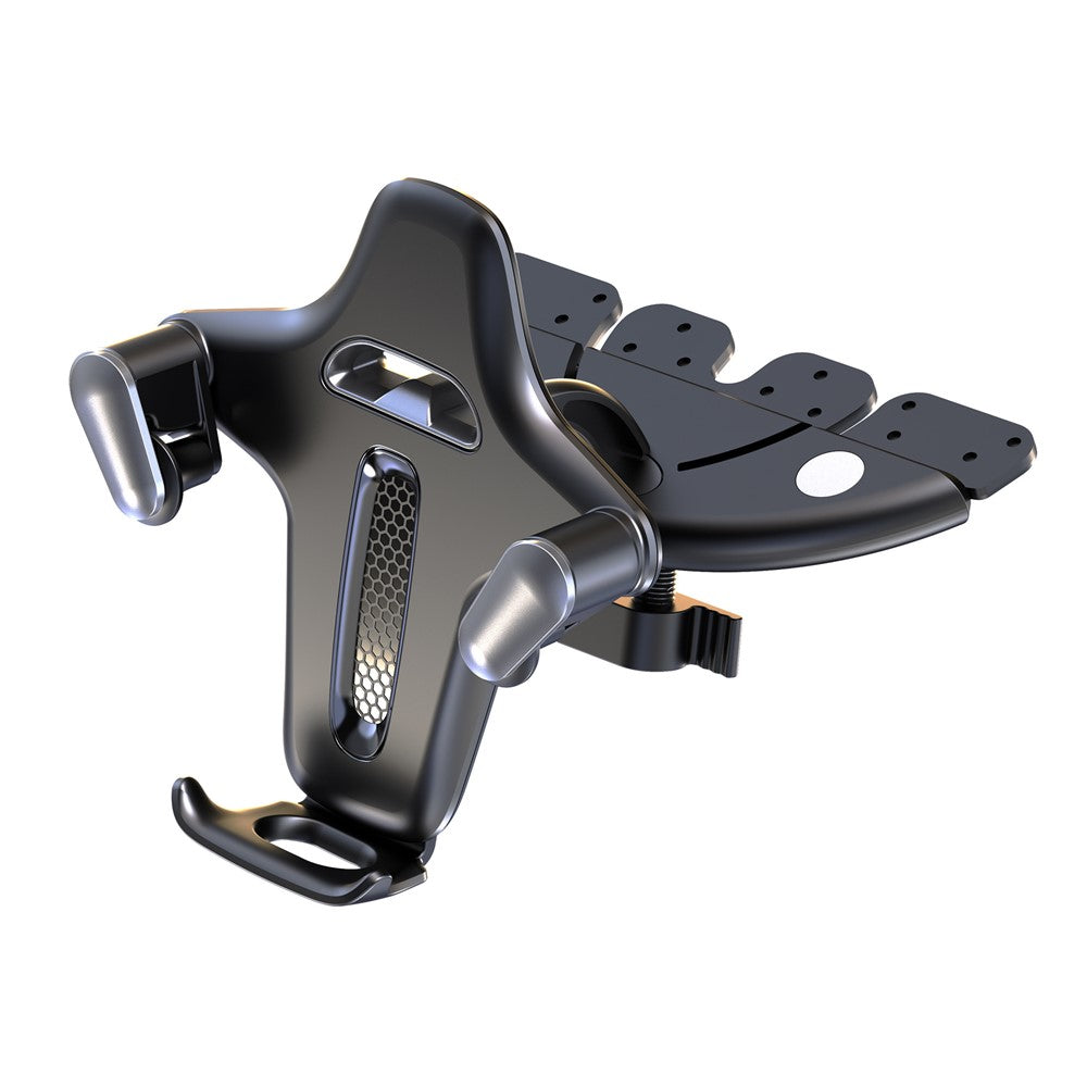 Car Phone Holder CD Slot Mount 360 Degree Rotating Y-Shape Design Universal Car Phone Stand