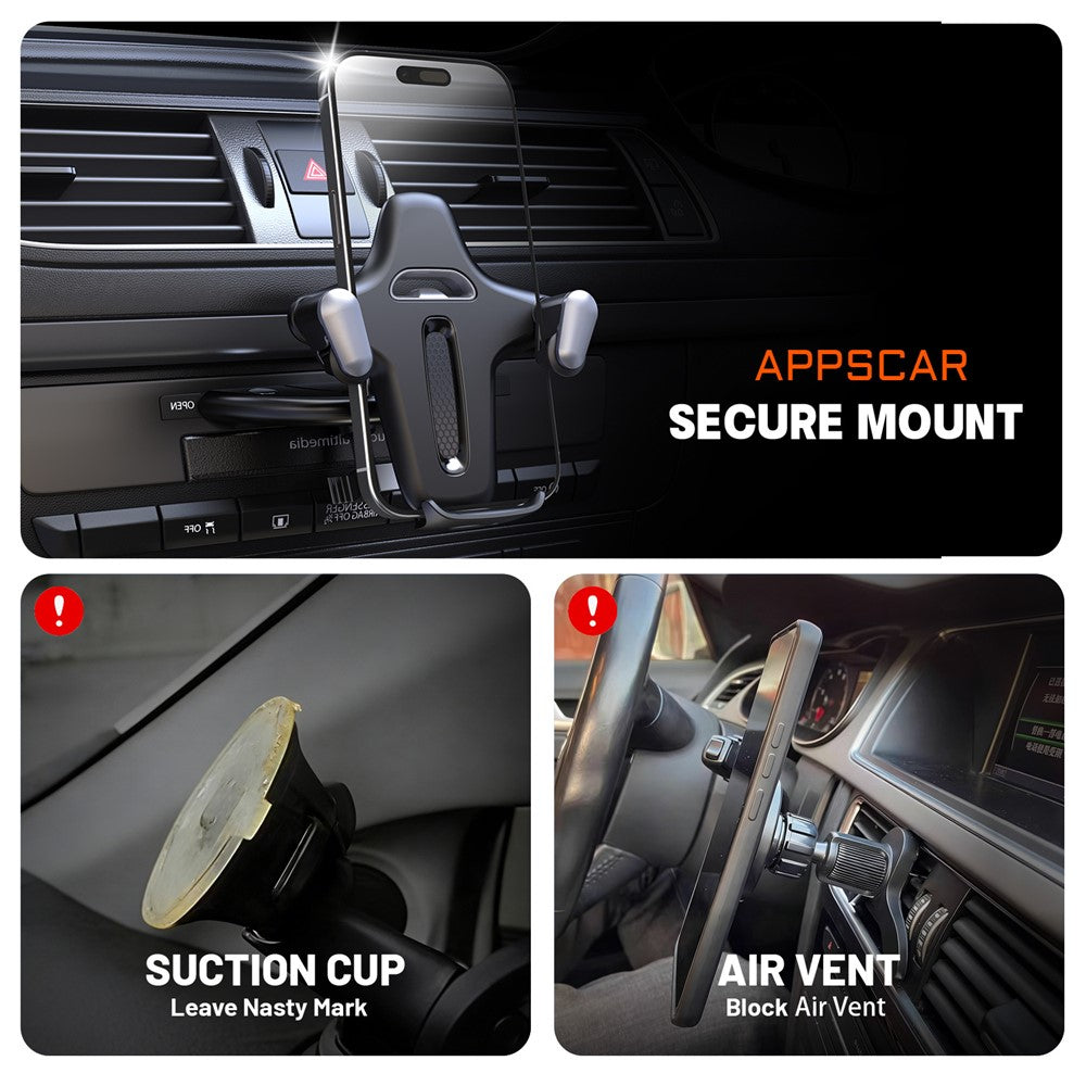 Car Phone Holder CD Slot Mount 360 Degree Rotating Y-Shape Design Universal Car Phone Stand