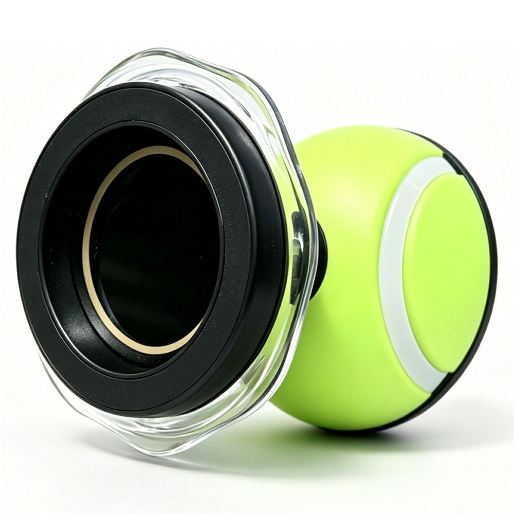WQ-02 Phone Holder Tennis Ball Style Mount for Chain Link Fence 360 Degree Rotation Sports Court Phone Clamp Bracket