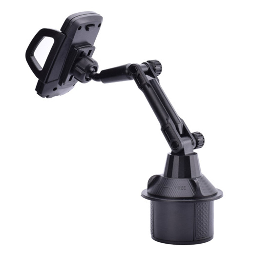 Universal Car Cup Holder Mount Adjustable Cellphone Stand 360 Degrees Rotation Phone Bracket