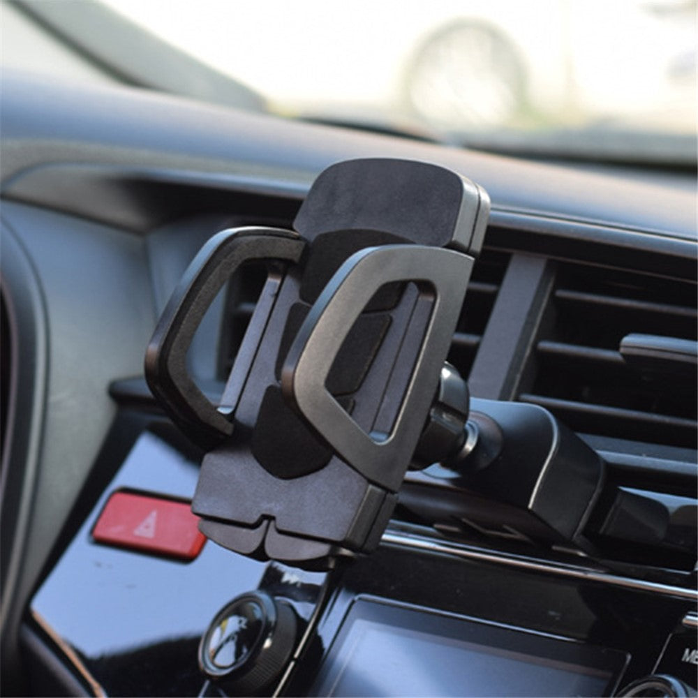 Universal Auto Car CD Slot Phone Mount for Driving Navigation 360-Degree Rotating Cell Phone Holder with Adjustable Clip