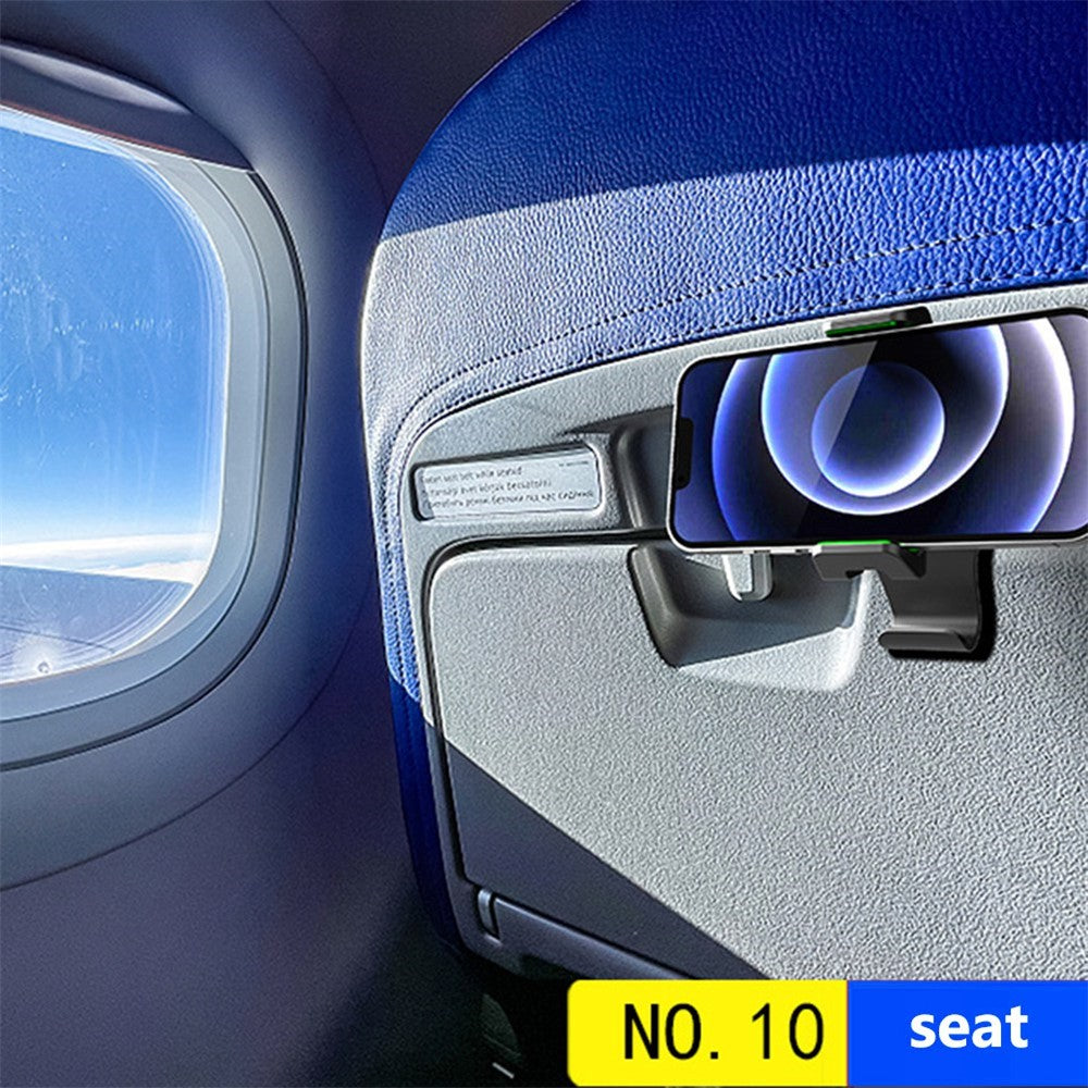 Multifunction Cellphone Holder 360° Rotatable Bracket for Car Back Seat Sun Visor Kitchen Suitcase