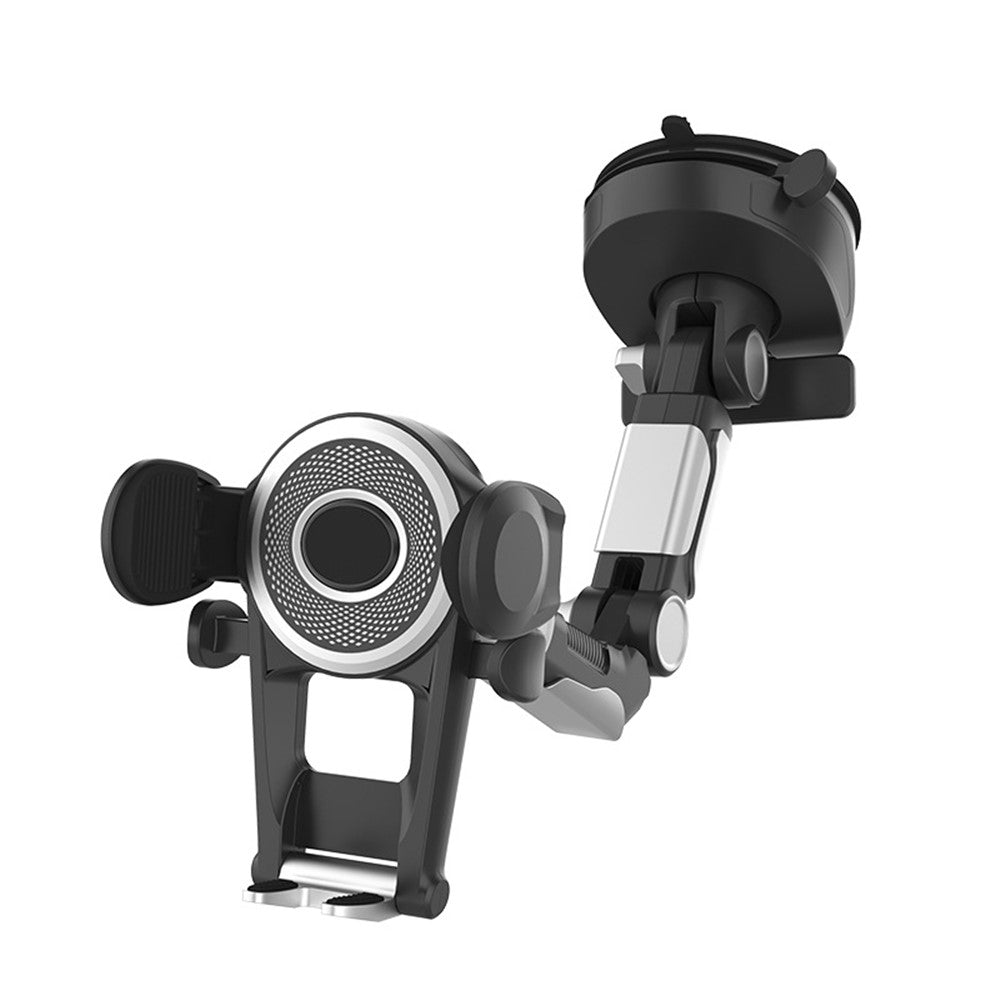 X0666 Multifunction Car Dashboard Phone Holder Adjustable Windshield Cell Phone Mount for Vehicles, Trucks