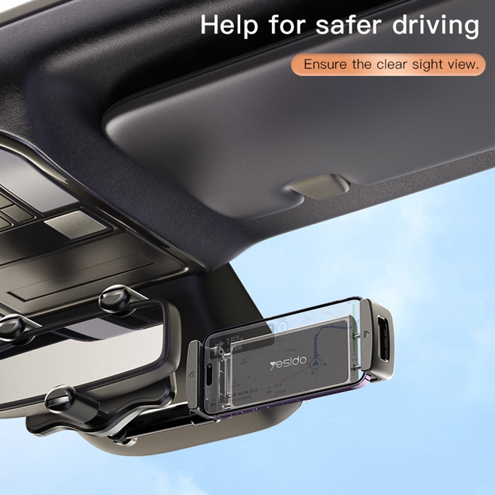 Auto-Handyhalterung für Rückspiegel – 360 Grad drehbar & ABS-Halterung