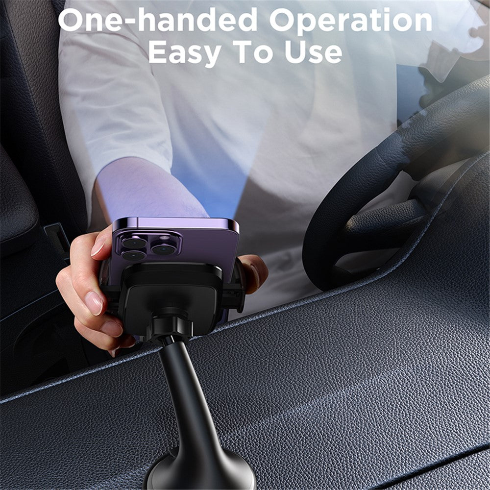 JOYROOM JR-ZS259 Car Suction Cup Mount Universal Phone Holder for Windshield / Dashboard