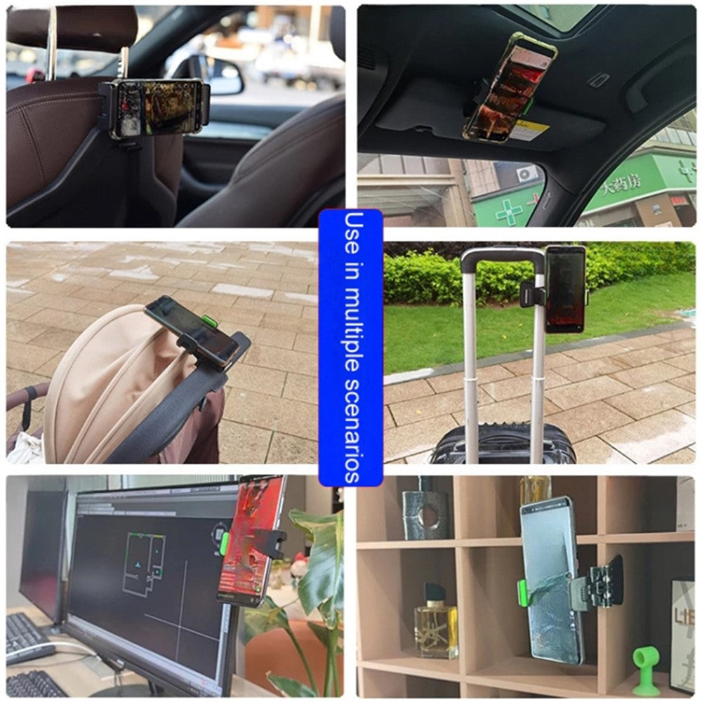 Multi-functional Clip-on Car Back Seat Mobile Phone Holder Bracket Hook Hanger