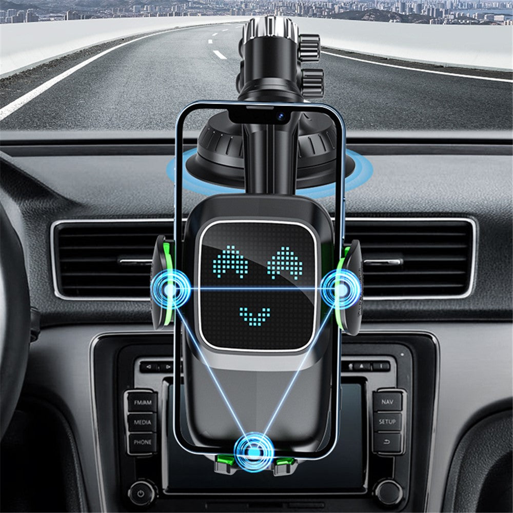 Auto-Handyhalterung für Armaturenbrett- & Windschutzscheiben – Mit großem Saugnapf