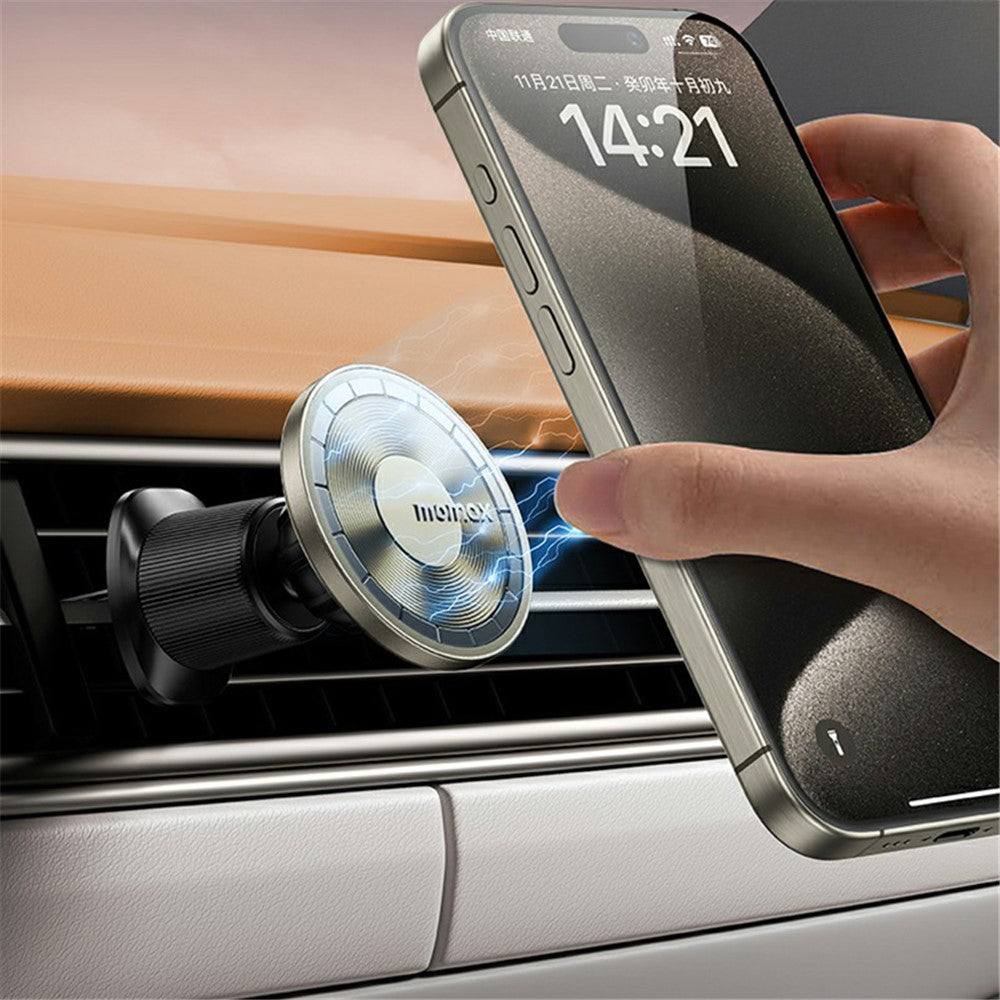 MOMAX CM22 Magnetische Auto-Handyhalterung Für Lüftungsschlitze & Armaturenbrett – Stark & stabil