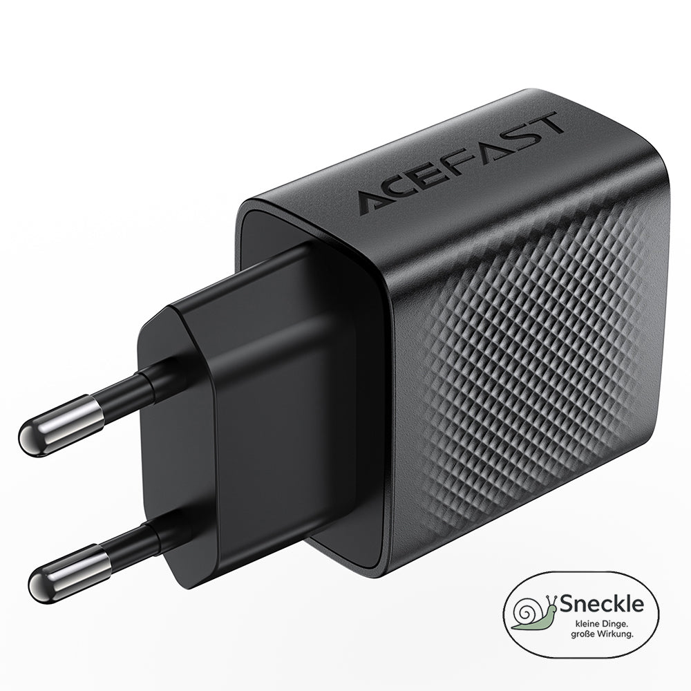 Wandladegerät 18W mit einzelnem USB-A-Anschluss - GaN Technologie