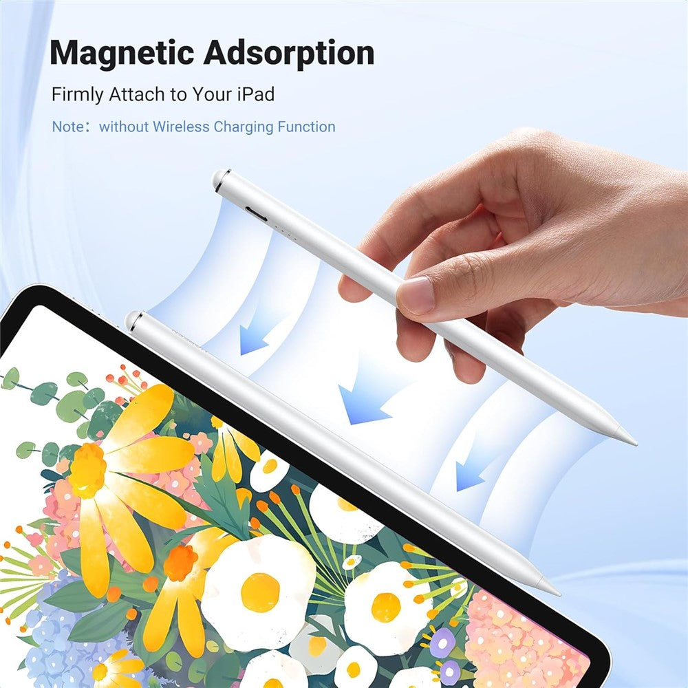 UGREEN Aktiver Stift – Aus Aluminiumlegierung, mit präziser Touch-Steuerung, 1,5 mm POM-Spitze, für iPad 6 / 7 / 8 / 9 / 10
