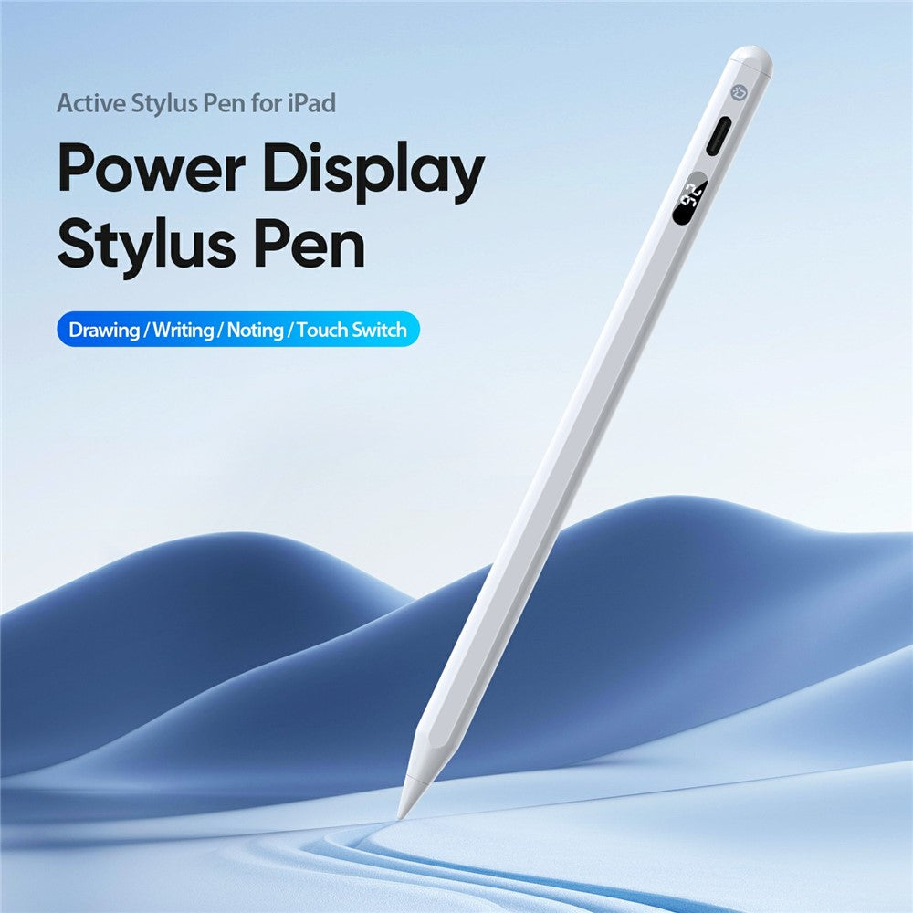 DUX DUCIS SP-06 Aktiver Stift – Für iPad, mit Display, Neigungserkennung & Handballenerkennung (Palm Rejection), Ersatzspitze