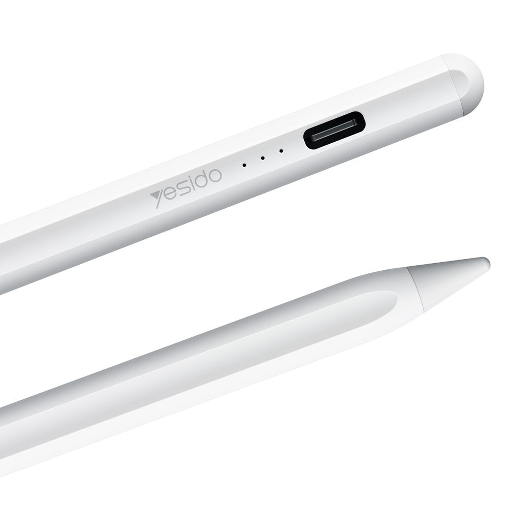 YESIDO ST07 Aktiver kapazitiver Stift – Für iPad Air 10,5 Zoll (2019) / Pro 11 Zoll (2018) / (2020) / Pro 12,9 Zoll (2018) / (2020)