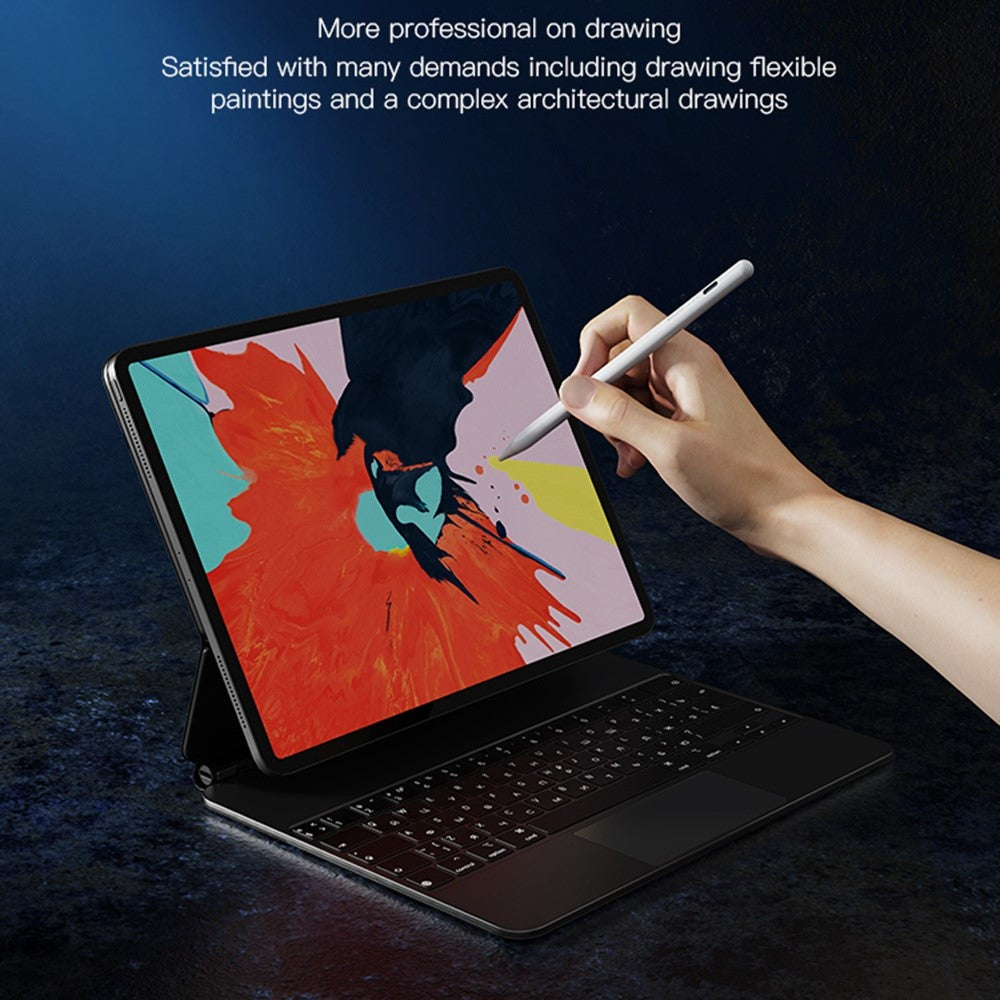 YESIDO ST07 Aktiver kapazitiver Stift – Für iPad Air 10,5 Zoll (2019) / Pro 11 Zoll (2018) / (2020) / Pro 12,9 Zoll (2018) / (2020)