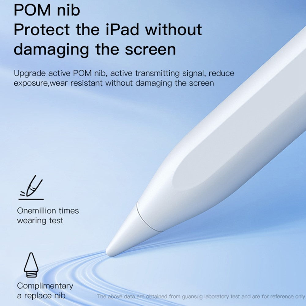 YESIDO ST07 Aktiver kapazitiver Stift – Für iPad Air 10,5 Zoll (2019) / Pro 11 Zoll (2018) / (2020) / Pro 12,9 Zoll (2018) / (2020)