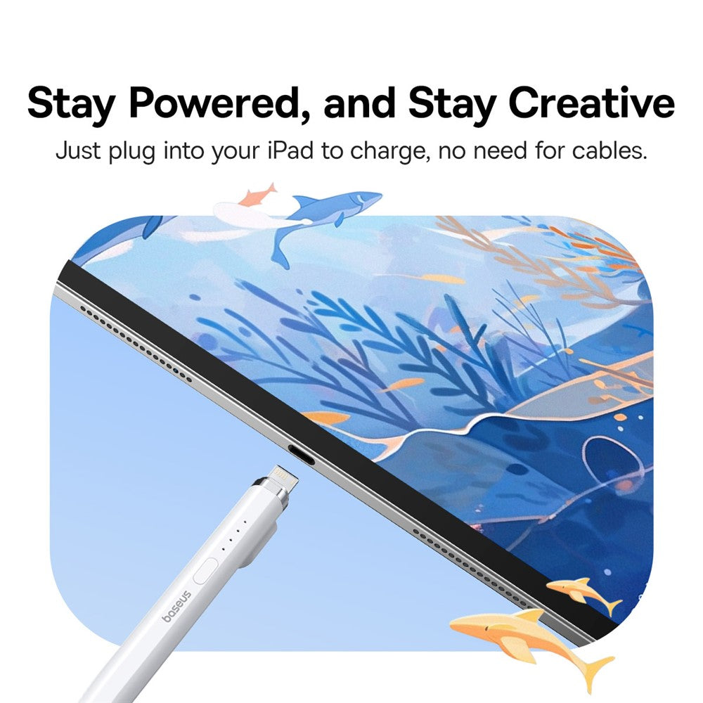 BASEUS Smooth Writing 2 Series Aktiver Stift – Plug-In Type Aufladung, iP Aktive Bluetooth-kompatible Version