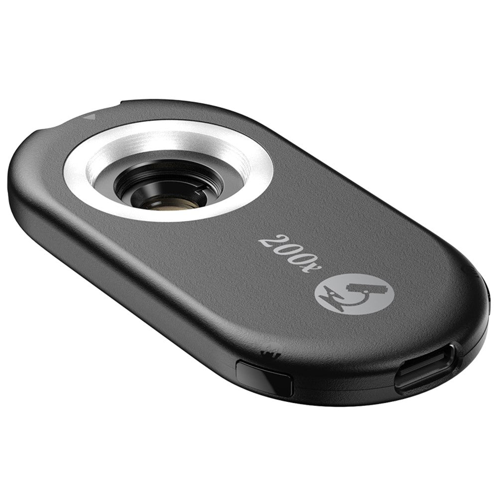 APEXEL APL-MS200 Mikroskop – Mit Handyhalterung, 200-facher Vergrößerung & CPL-Filter