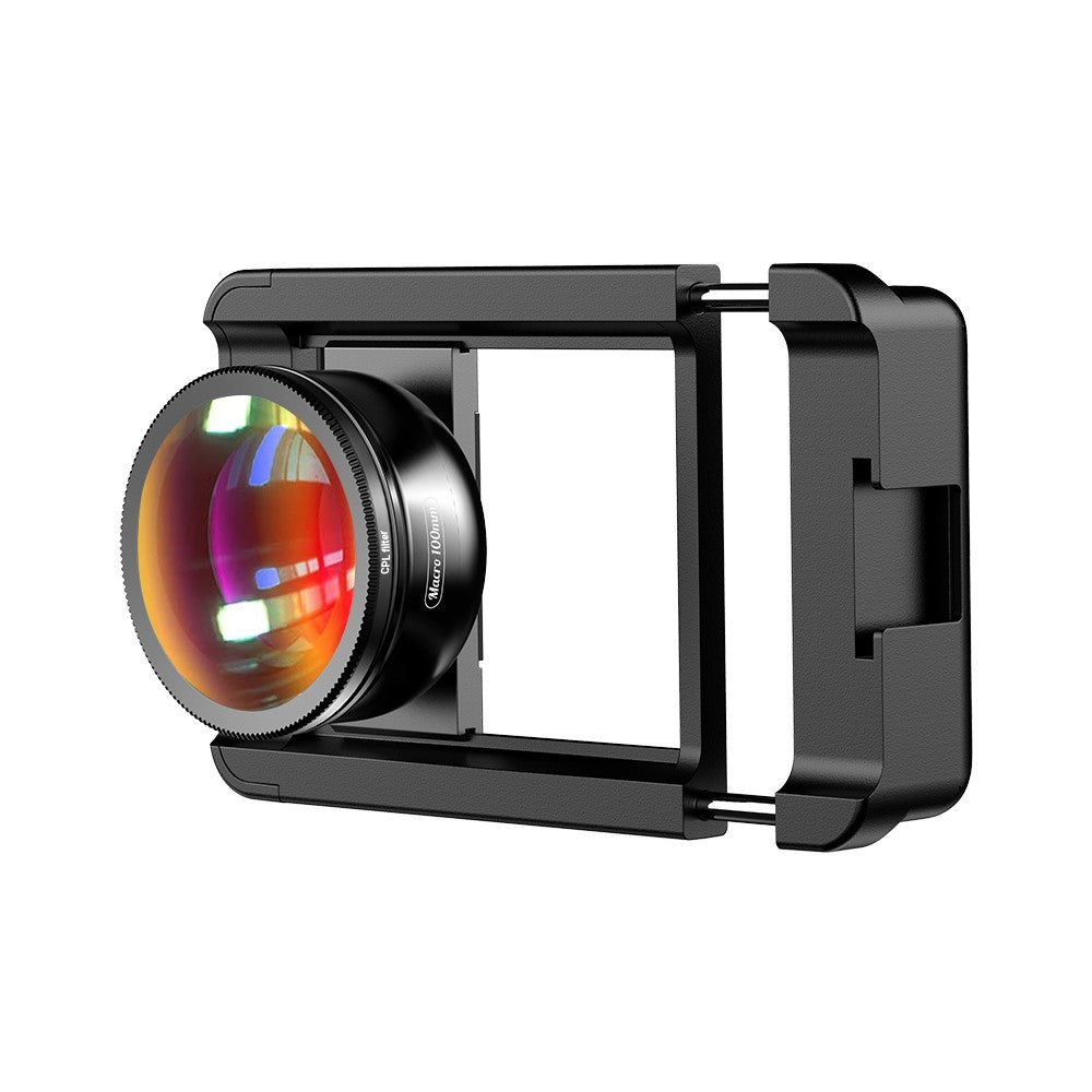 APEXEL APL-HB100CPL Makro-Objektiv-Set – Für Smartphones, 10-fache Makro-Linse & CPL-Filter-Objektivaufsatz