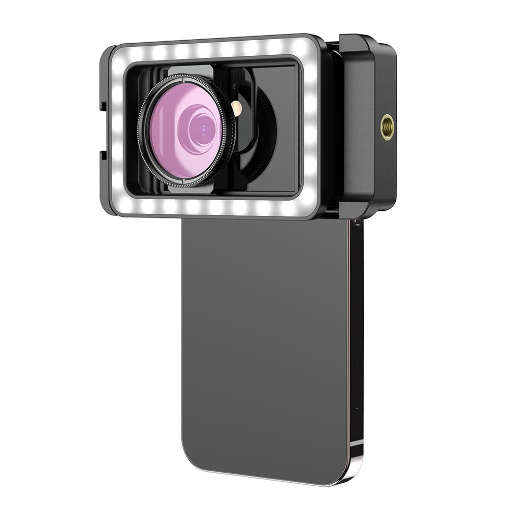 APEXEL APL-FL23 M17-37 LED-Videoleuchte – Mit 1/4-Zoll-Gewindeanschluss, für Smartphones
