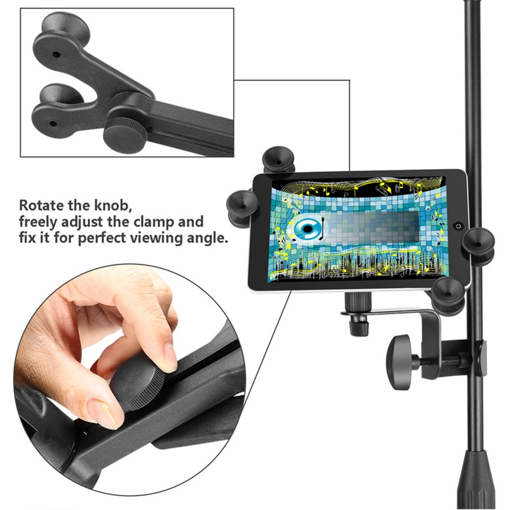 NEEWER NW-105 Tablet Clip for iPad 360 Degree Rotation Microphone Stand Bracket