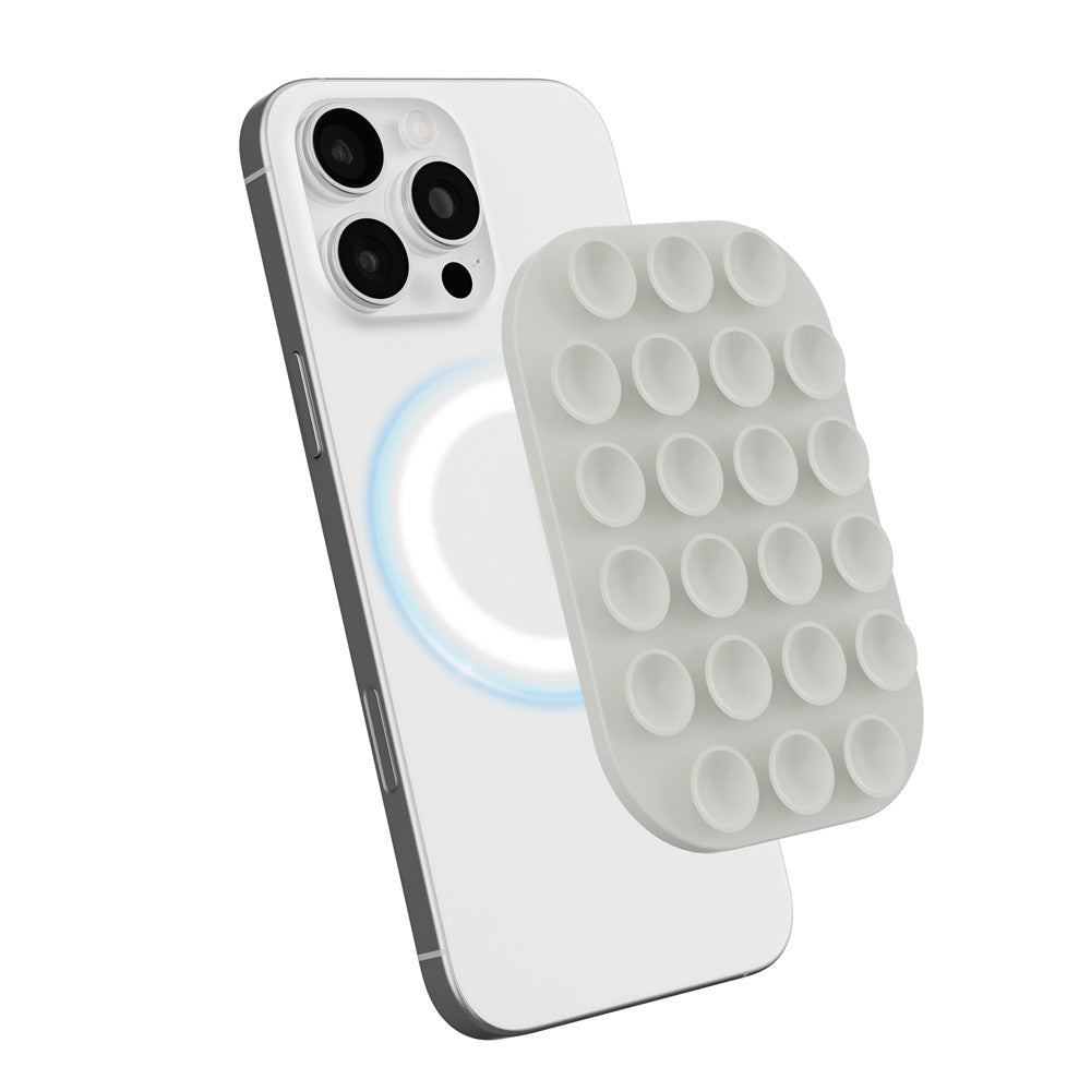 Magnetic Suction Cup Phone Mount Compatible with MagSafe Case Wall Stand Square Anti-Slip Holder